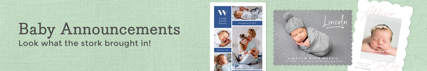 Birth Announcements & Baby Announcements