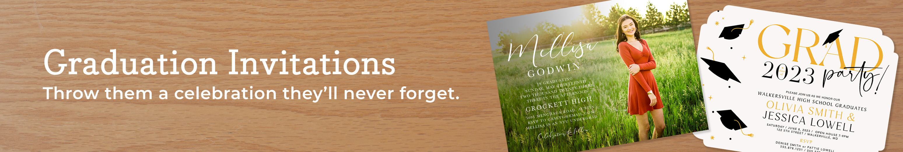 Graduation Invitations | Photo Invite Cards | PhotoAffections